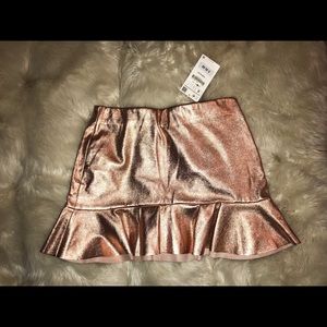 Metallic Mini skirt